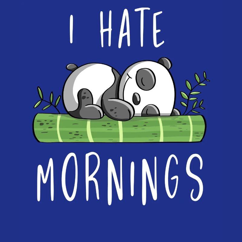 I Hate Mornings - Bamboo Panda Bear - Comic