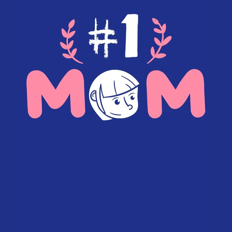 #1 Mom Mutter Muttertag Liebe Geschenk Idee