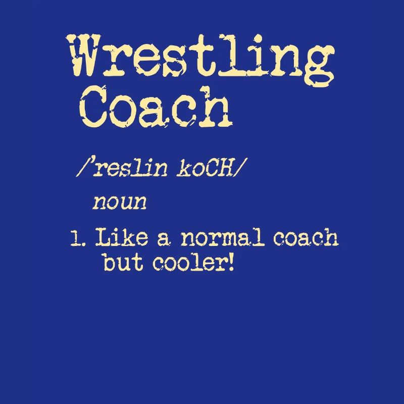 Cooles Wrestling oder Ringen Trainer Shirt