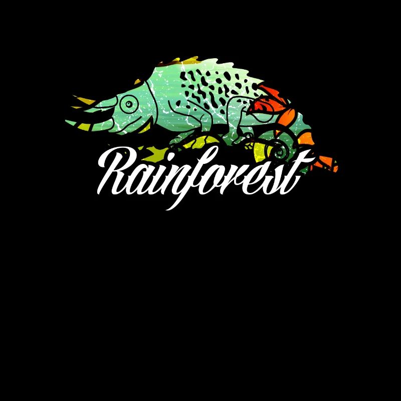 Chameleon rainforest tropics environmental protection jungle