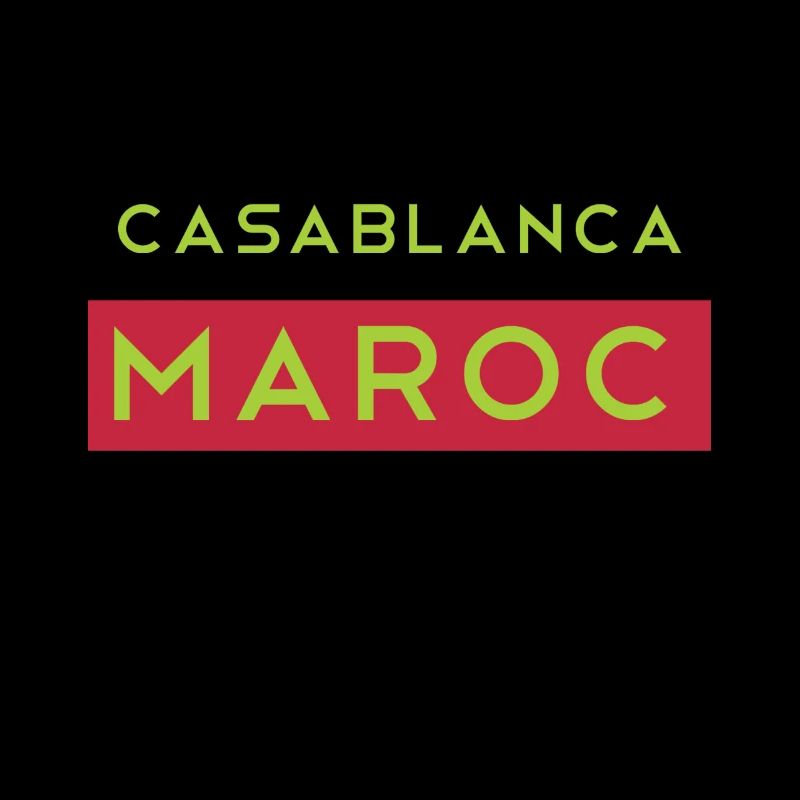 Casablanca Morocco Keepsake Souvenir
