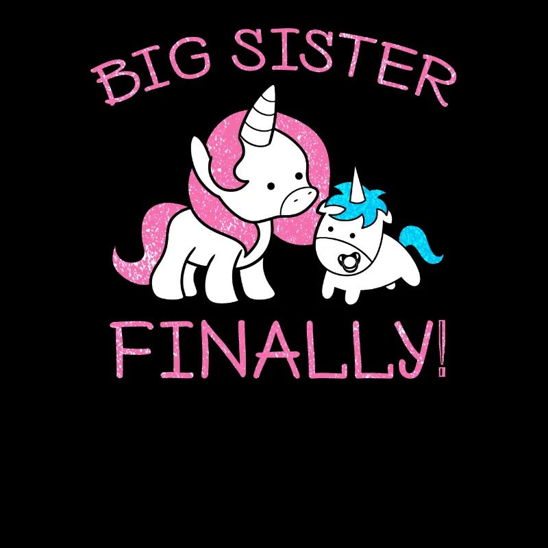 Große Schwester Kleiner Bruder Einhorn