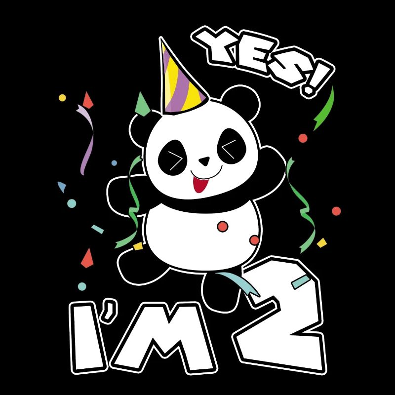 Two year old Panda gift 2nd birthday celebration