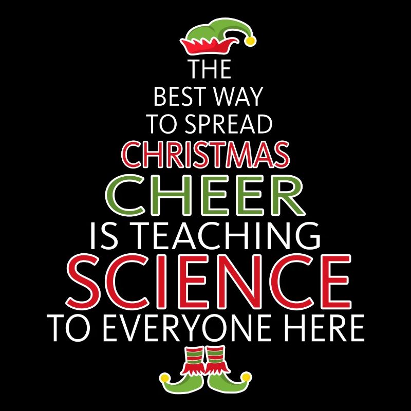 Science Teacher Gift Christmas Elf