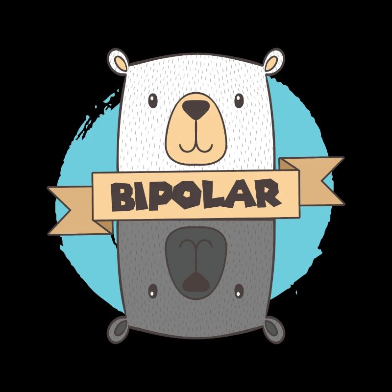 Bipolar T-Shirt - Polar Bear Bipolar Gift Idea