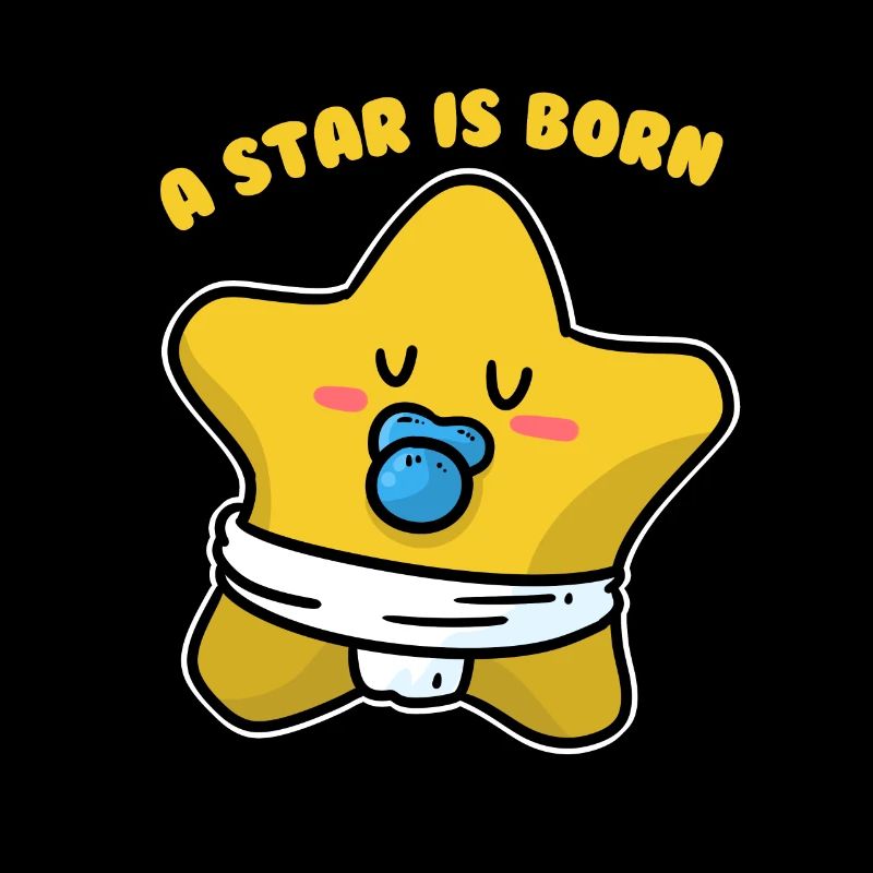 Naissance de bébé Star Bright Bright Sky Clouds