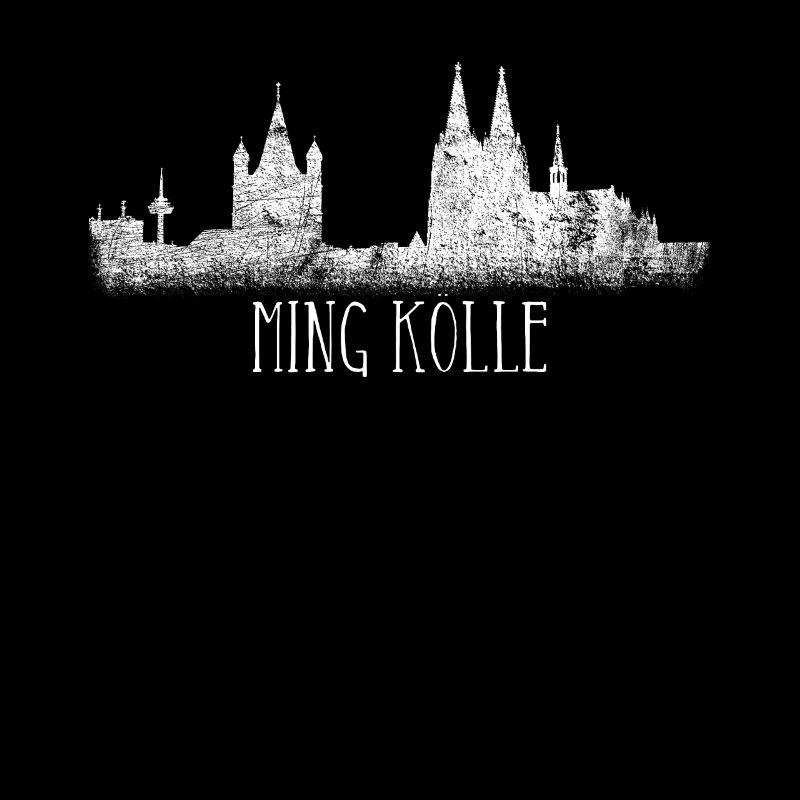 Mon Köln Skyline Ming Kölle Kölner Dom am Rhein