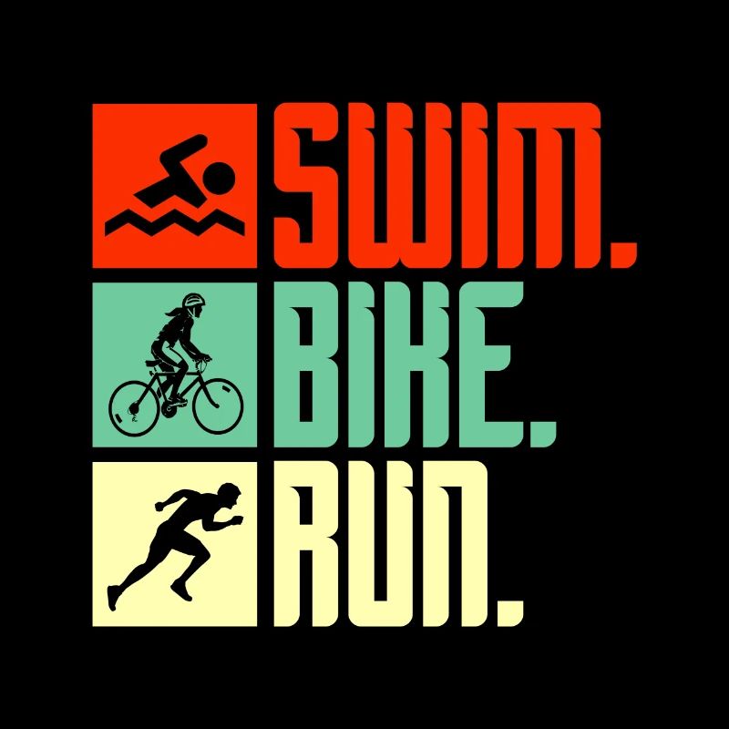 Triathlon Natation Course à vélo Cadeau