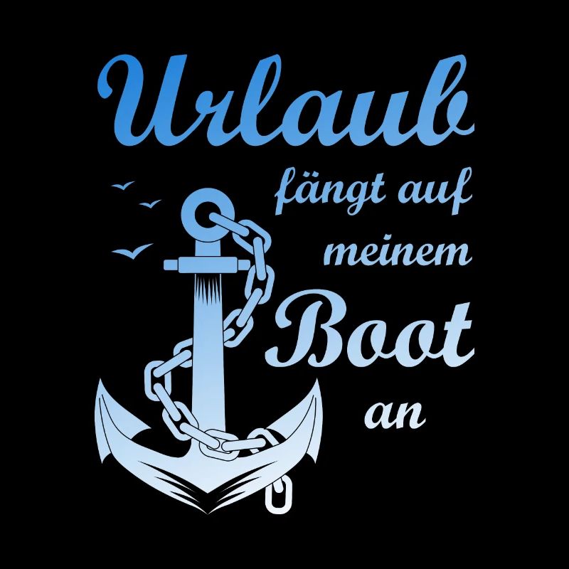Les vacances commencent sur mon bateau à l’ancre T-shirt