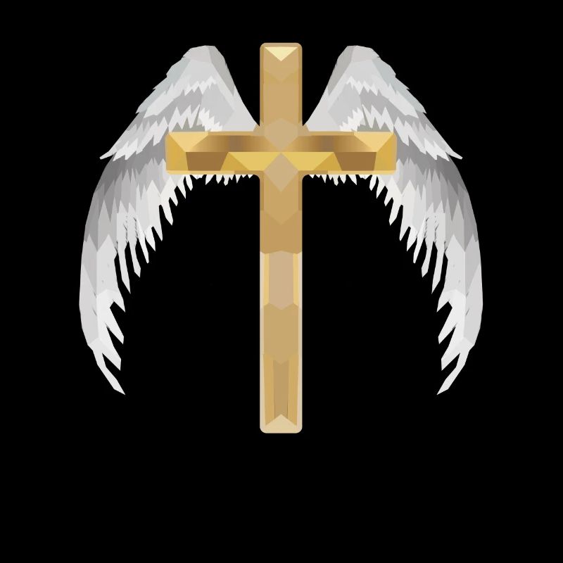 Polygone croix avec ailes