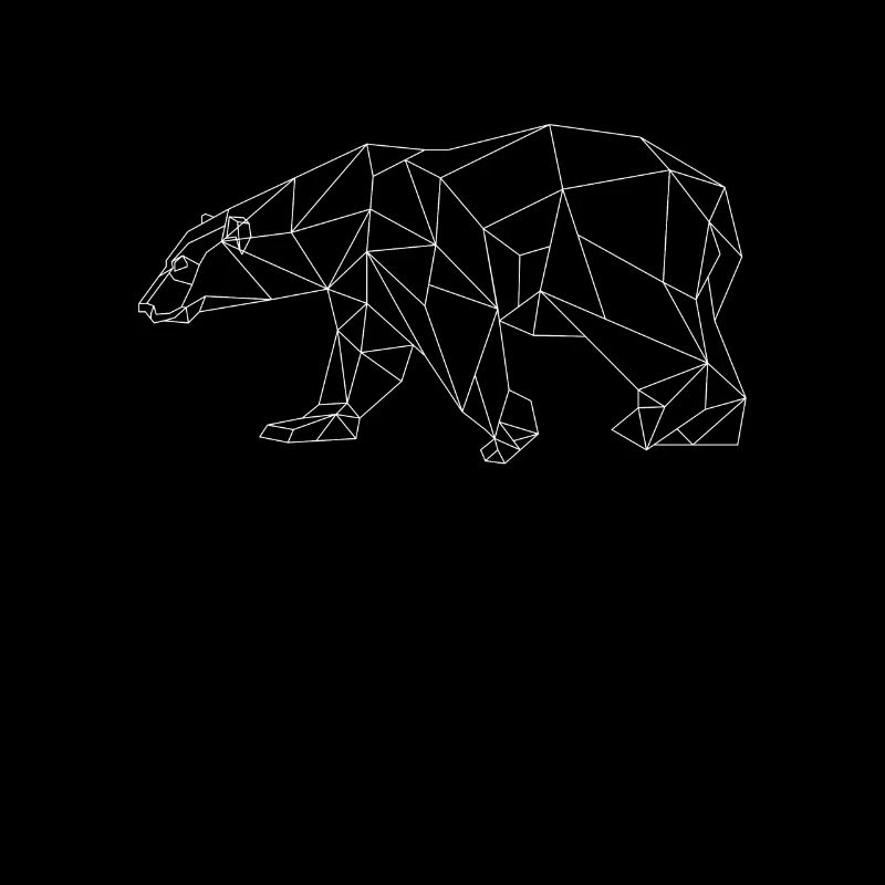 Geometric Wild Bear product Cool Gift for Animal