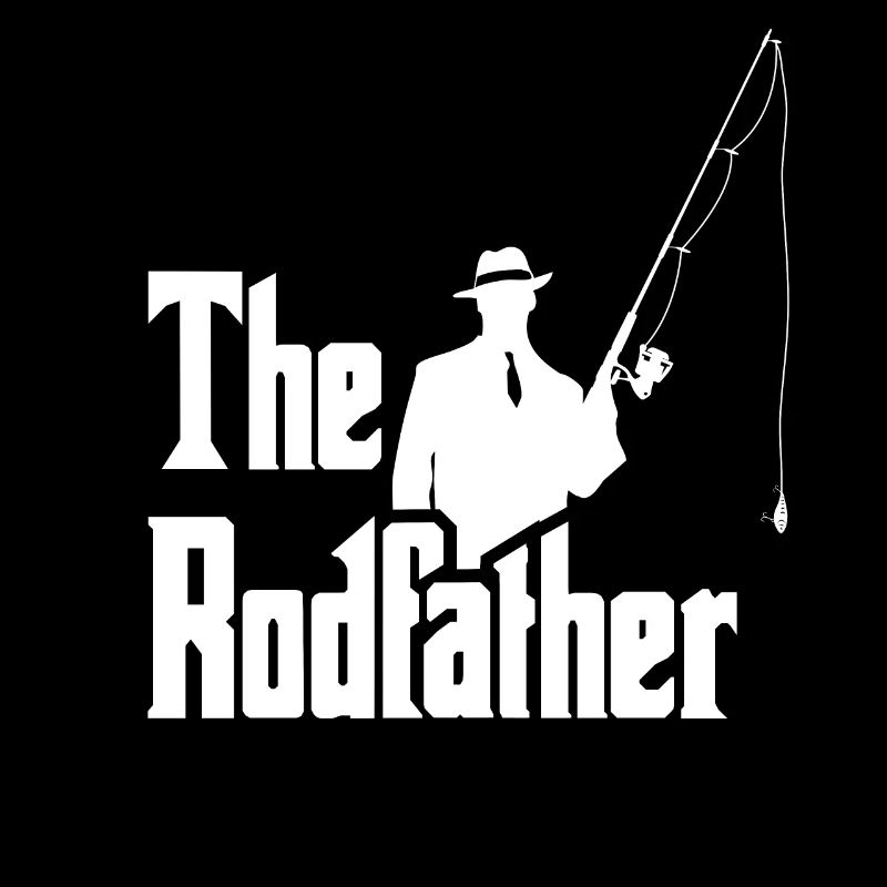 Le Rodfather. Conception de pêche amusante pour pêcheur