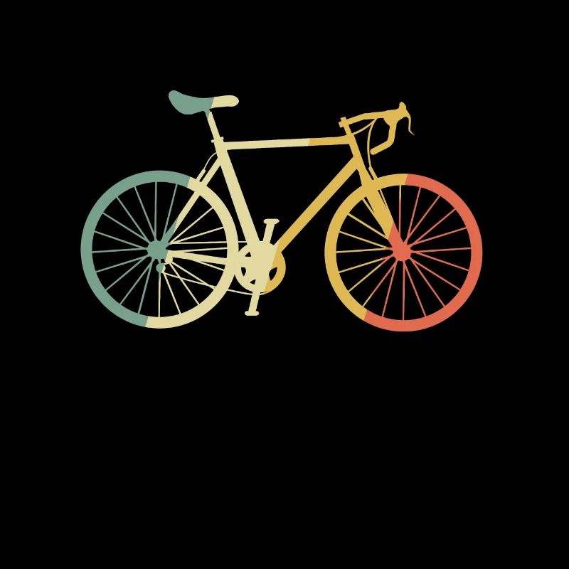 Vélo de course vélo retro multicolore cadeau