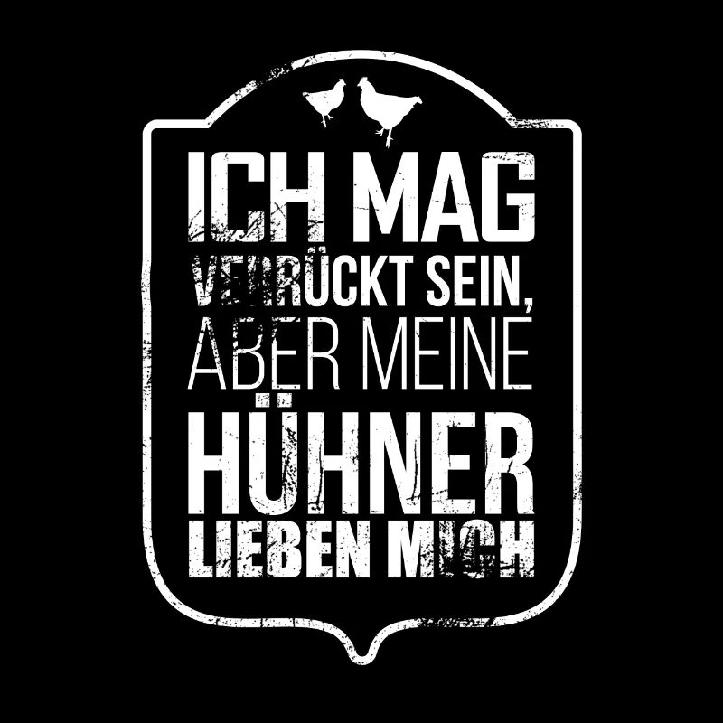 Witziger Spruch Hühner Geflügel Hühnerstall