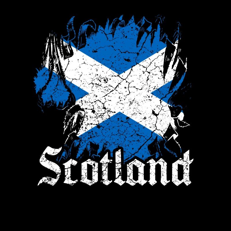 Scotland Flag Retro Scottish Gift