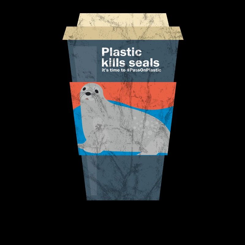 Plastic kills seals environmental ocean shirt