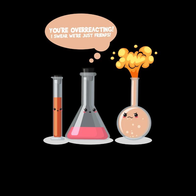 Overreacting Nerd Chemistry Shirt