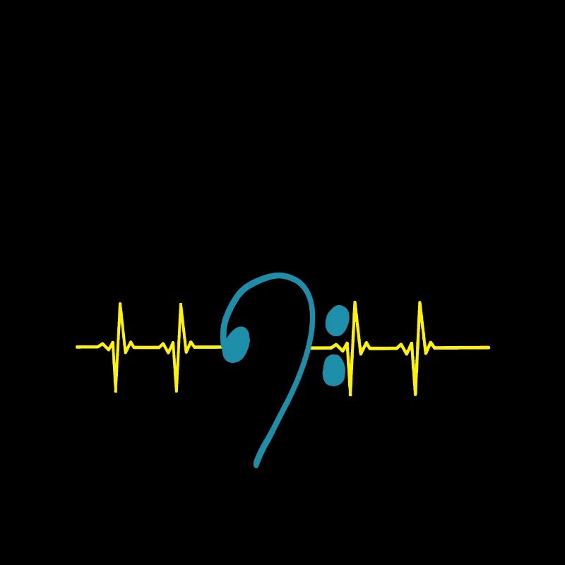 Clef music gift clef basse