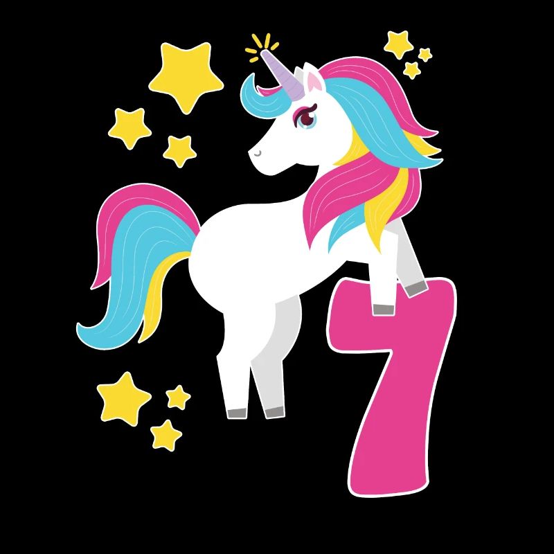 7. Geburtstag Einhorn Ich Bin Schon 7 Geschenk