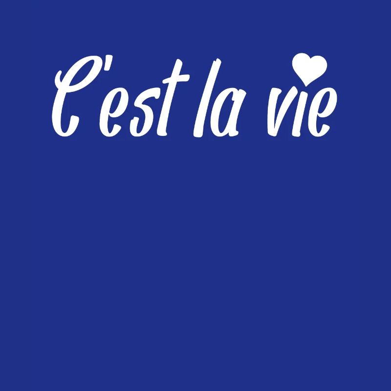 C’est la Vie Script with Heart