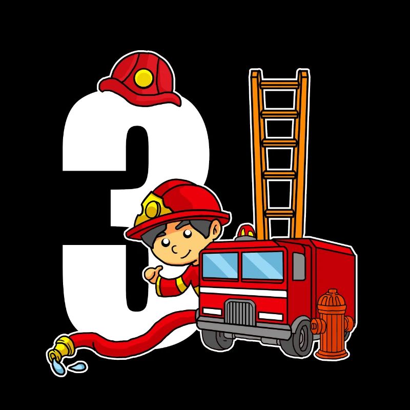 3 ans vieux pompier 3e anniversaire pompiers