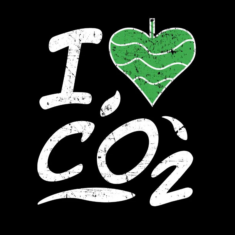 Climate Change I Love CO2 Vintage Gift Idea