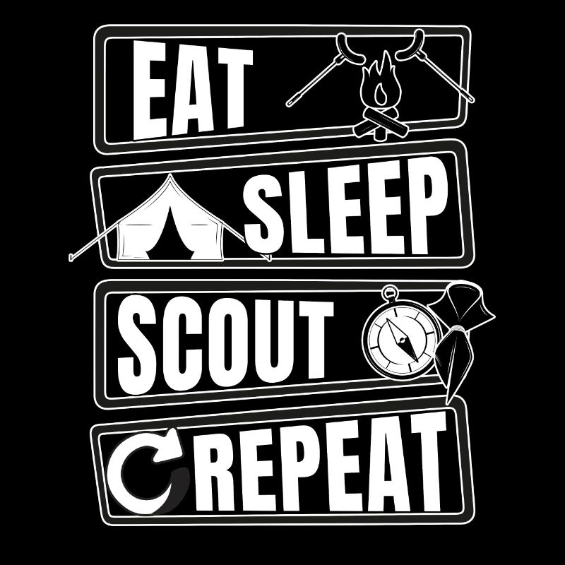 Eat Sleep scout repeat Scout Scout Scouting