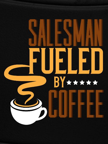 Verkäufer Kaffee funktioniert Geschenk