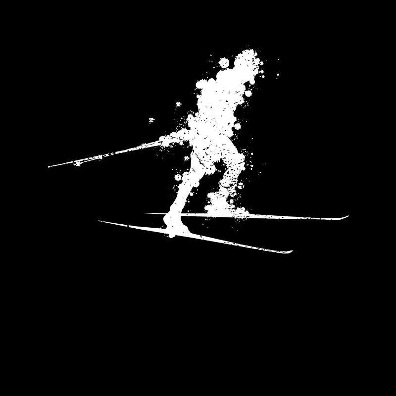 Skifahrer Langläufer Langlaufen Nordisch Ski