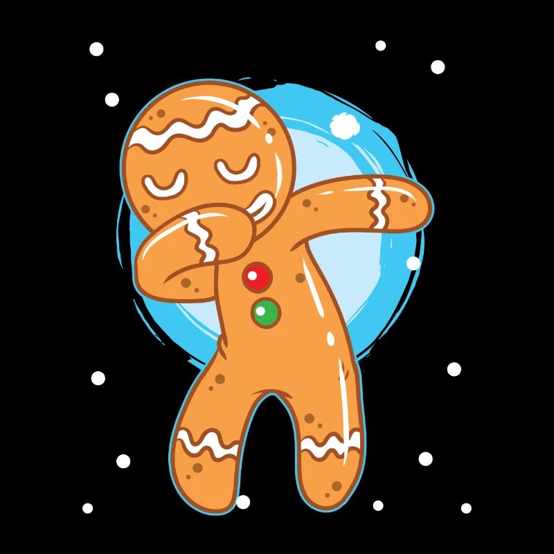 Christmas gingerbread man Dab