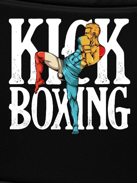 Kickboxing Kraftsilhouette