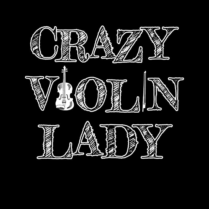 Crazy Violin Lady Violin Violoniste Violon