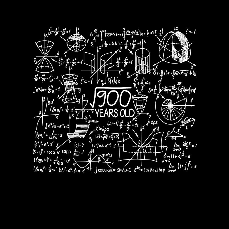 30th birthday root from 900 math nerd