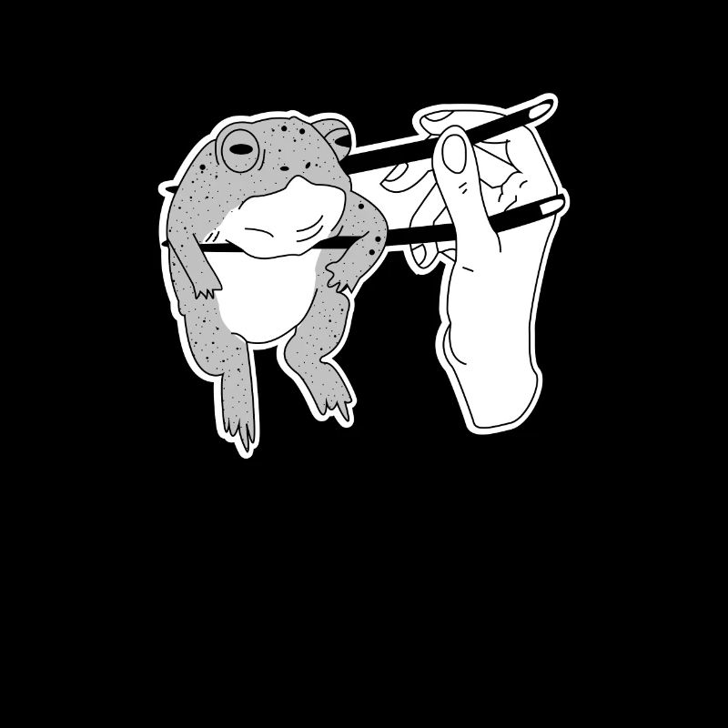 Satire Drôle de bâtonnets de grenouille Asiatique Cadeau