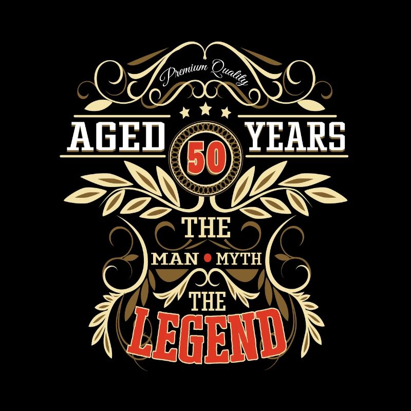 Geburtstag 50 Man Myth Legend