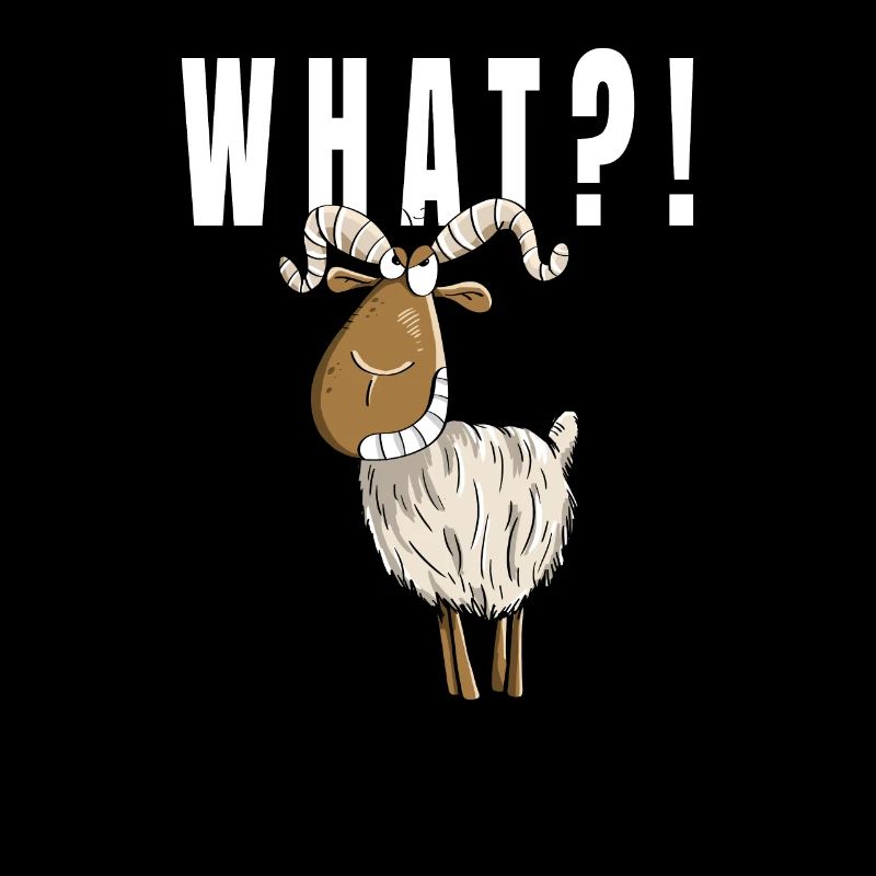 What ?! Lustige Ziege