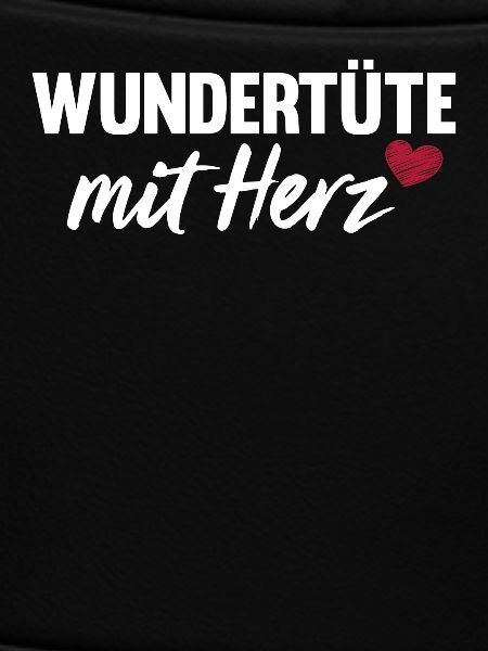 Wundertüte mit Herz Spruch