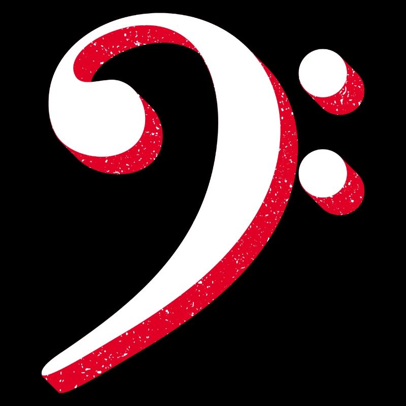 Clé de basse avec l'univers des étoiles de l'espace