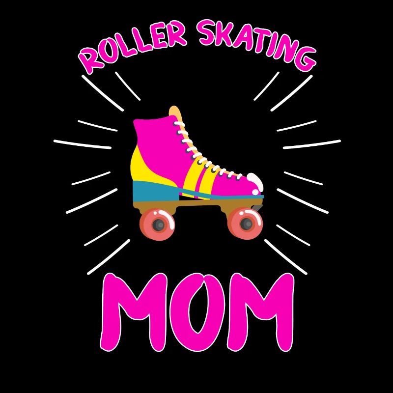 T-shirt cadeaux d'anniversaire maman Rollerskate