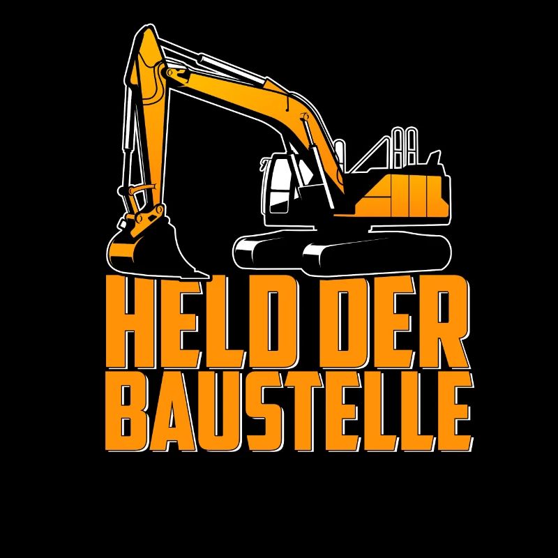 Held der Baustelle Bagger Baggerfahrer