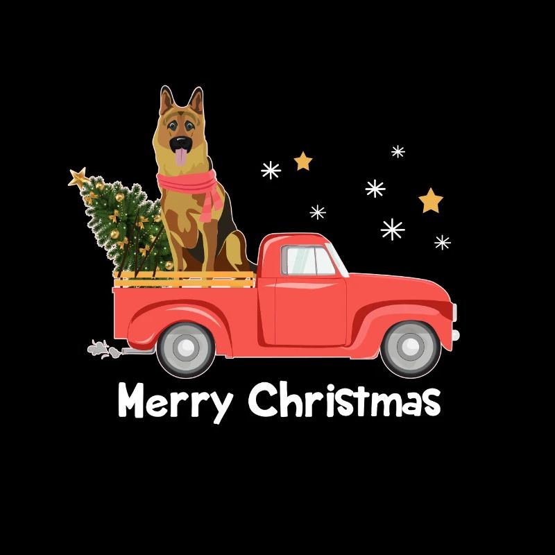 Pick-up de Noël berger allemand