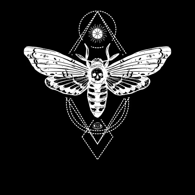 Papillon gothique Celtes cadeau Satan occulte