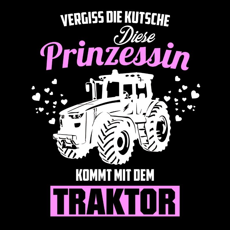 Bäuerin Diese Prinzessin Kommt Mit Dem dem Traktor
