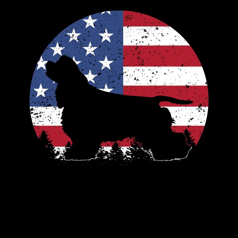 Cocker Spaniel Dog 4th Of July Gift