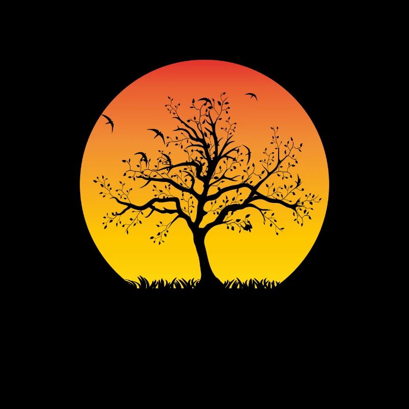 Baum Sonnenuntergang
