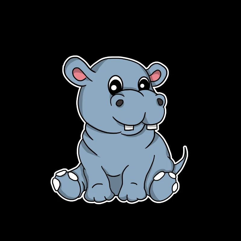 Hippopotame Doux Hippopotame Cadeau