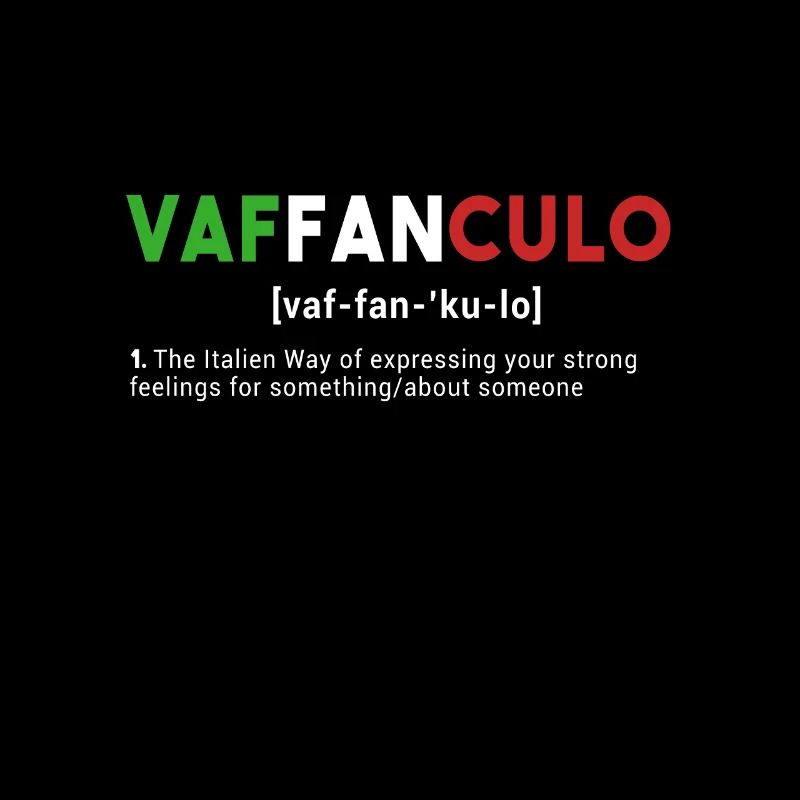 Italy vacation travel Vaffanculo dictionary