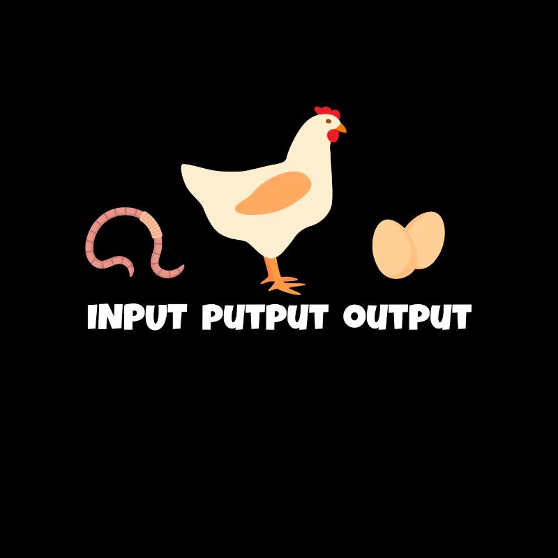 Entrée sortie putput poulets poulet poule poulailler