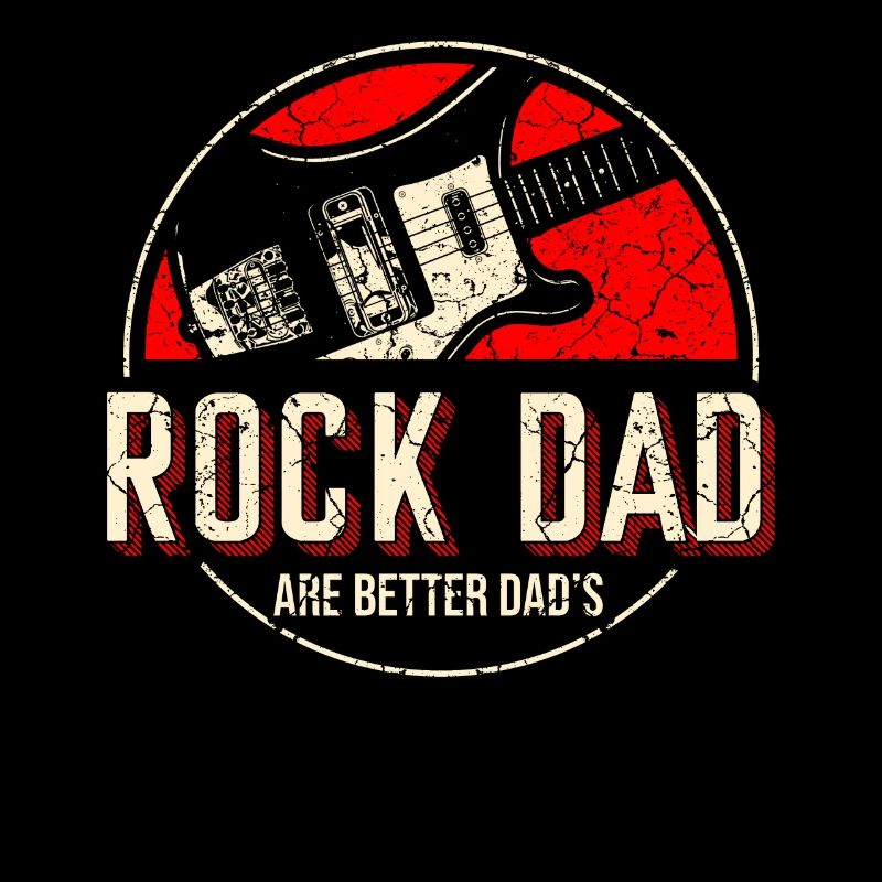 Rock dad rock and roll father's day gift guitars