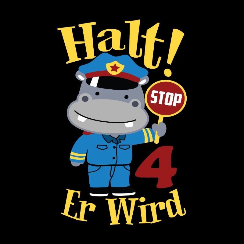 4 Geburtstag Kinder Polizei 4 jahre